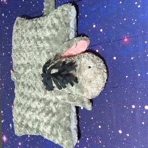 RETIRED RARE Original Disney Parks Classic Grey EEYORE 20" Pillow Pet NEW W/ TAG